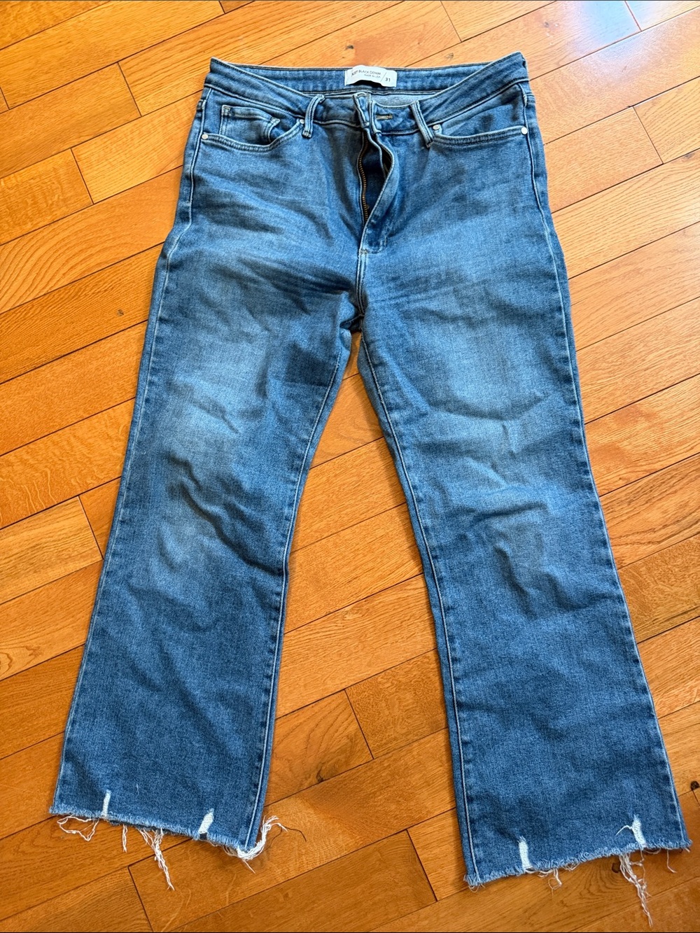 Just Black Denim Blue Denim Jeans - Classic Straight Fit